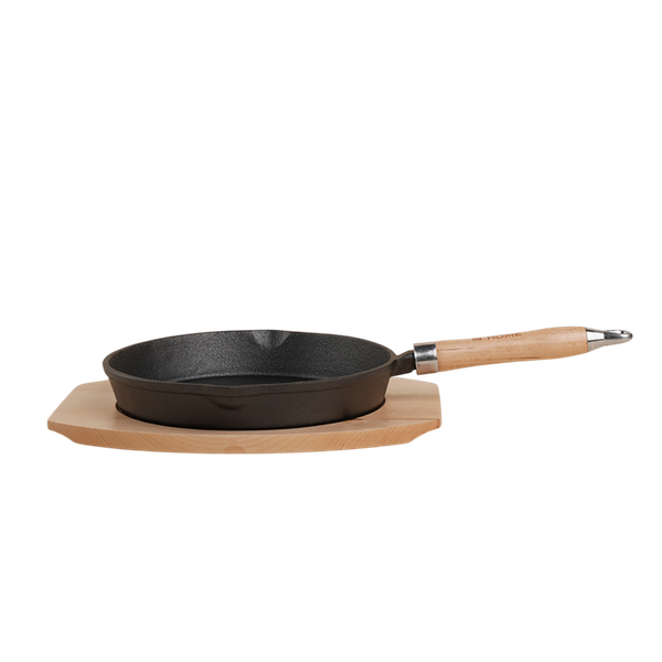 Изображение товара Сковорода Sima-Land Home На деревянной подставке / 9655531