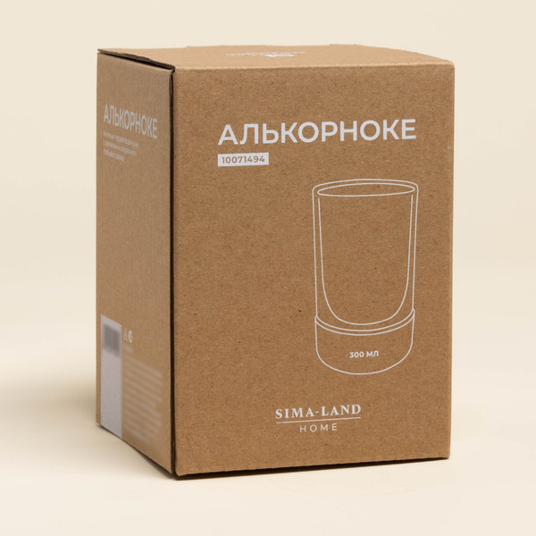 Изображение товара Стакан Sima-Land Home Алькорноке На пробковой подставке / 10071494 (300мл)