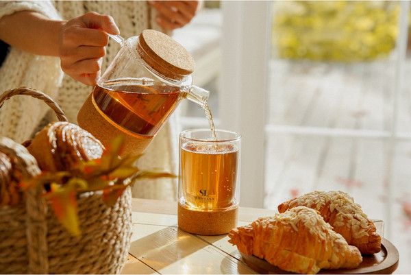 Изображение товара Стакан Sima-Land Home Алькорноке На пробковой подставке / 10071494 (300мл)