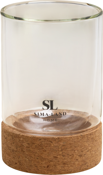 Изображение товара Стакан Sima-Land Home Алькорноке На пробковой подставке / 10071494 (300мл)