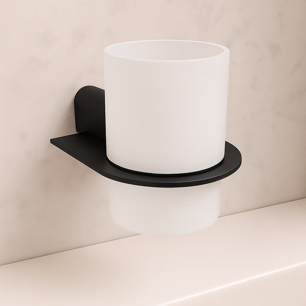 Изображение товара Набор аксессуаров для ванной и туалета Lauter 21SH2062 + 21SH42092 + 21SH212 (Matt Black, 3 предмета)