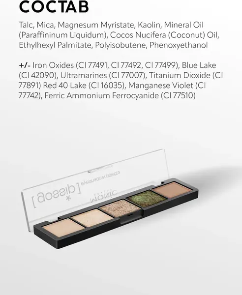 Изображение товара Палетка теней для век Monic Beauty Gossip тон 01 Rebel Star