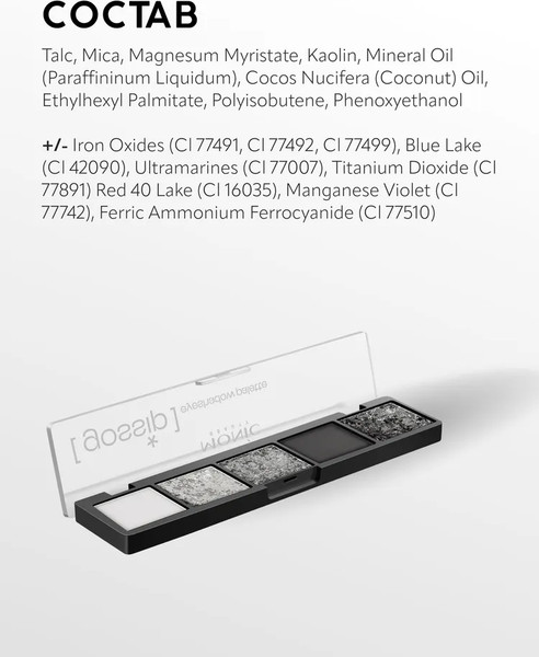 Изображение товара Палетка теней для век Monic Beauty Gossip тон 02 Sheer Lithium