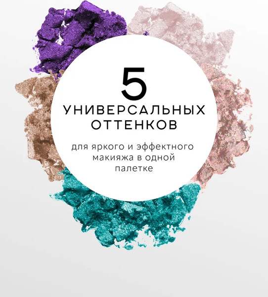 Изображение товара Палетка теней для век Monic Beauty Gossip тон 04 Mauve Bouquet