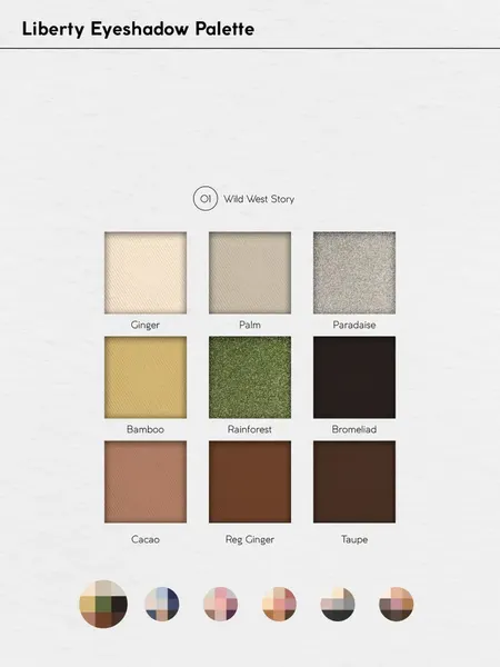 Изображение товара Палетка теней для век Monic Beauty Liberty тон 01 Wild West Story