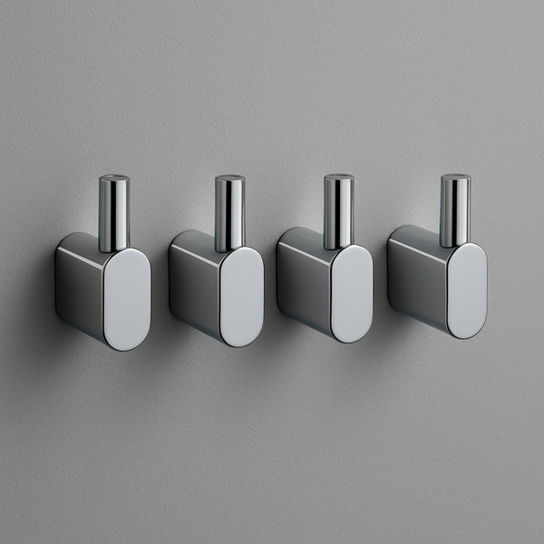 Изображение товара Набор аксессуаров для ванной и туалета Lauter 21SH2081 + 21SH2051 + 21SH2091 + 21SH2111 (Chrome, 4 предмета)