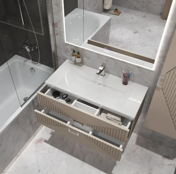 Изображение товара Тумба под умывальник Grossman Луксор 100 / 1010057