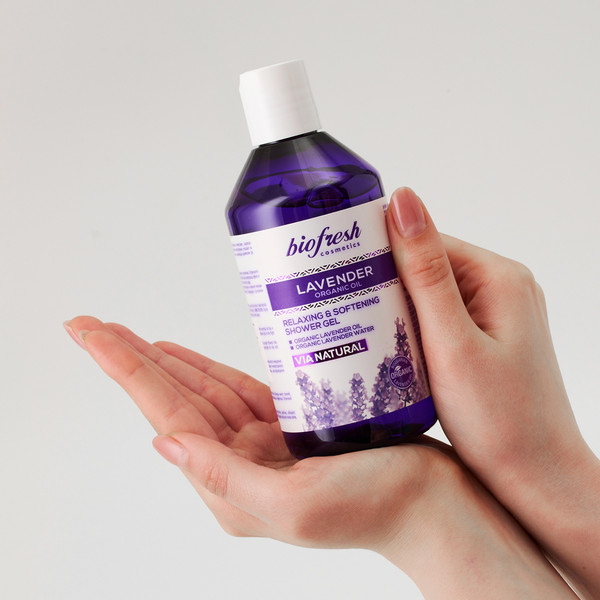 Изображение товара Гель для душа Lavender organic oil Смягчающий и расслабляющий (300мл)