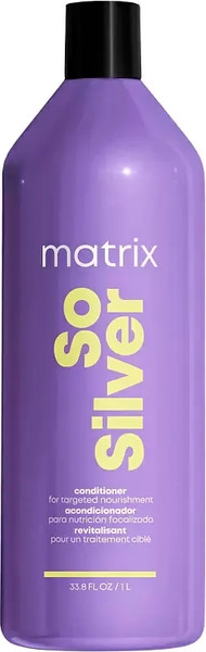 Изображение товара Тонирующий кондиционер для волос MATRIX So Silver Профессиональный от желтизны блонда (1000мл)