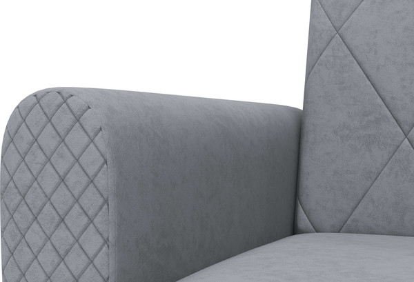 Изображение товара Кресло мягкое Олмеко Эдвин М (велюр Ocean 023 серый)