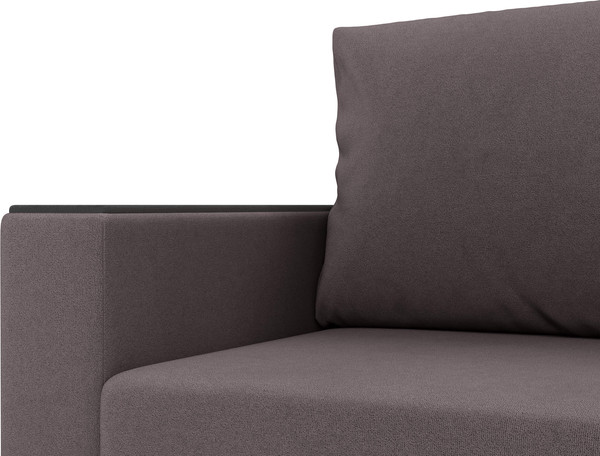 Изображение товара Диван Олмеко Гермес 3-х местный (велюр Parma 14 коричневый)