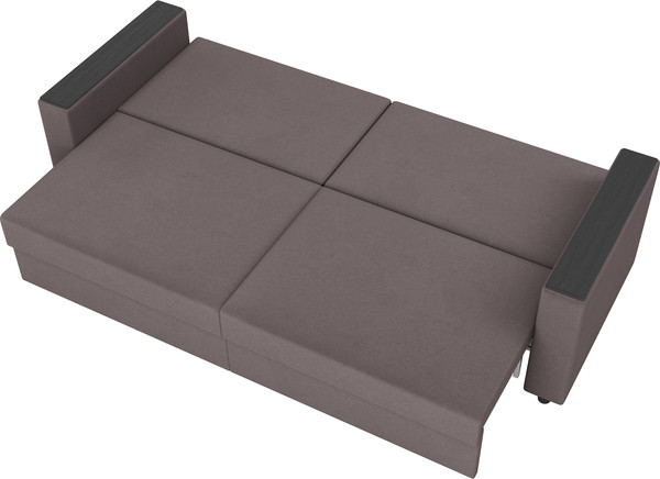 Изображение товара Диван Олмеко Гермес 3-х местный (велюр Parma 14 коричневый)