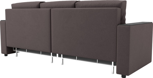 Изображение товара Диван Олмеко Гермес 3-х местный (велюр Parma 14 коричневый)