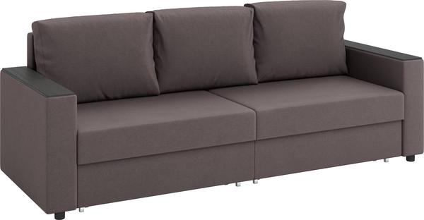 Изображение товара Диван Олмеко Гермес 3-х местный (велюр Parma 14 коричневый)