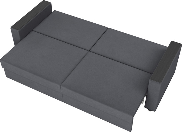 Изображение товара Диван Олмеко Гермес 3-х местный (велюр Parma 27 темно-серый)