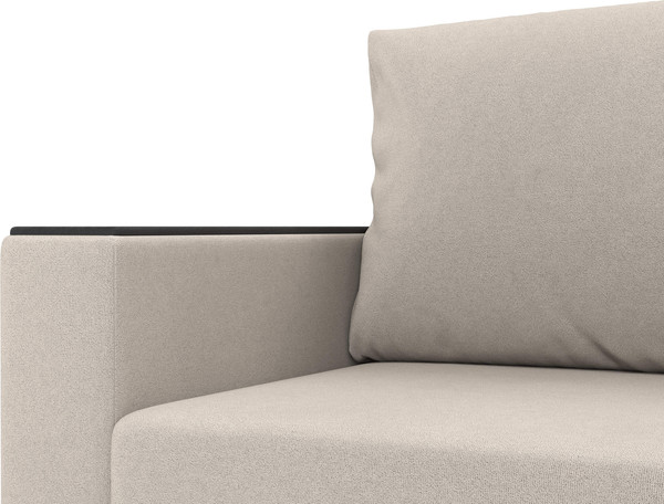 Изображение товара Диван Олмеко Гермес 3-х местный (велюр Parma 6 бежевый)