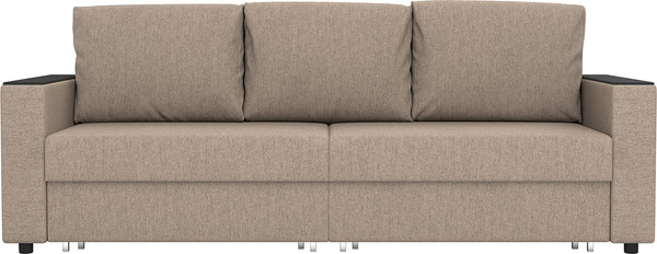 Изображение товара Диван Олмеко Гермес 3-х местный (рогожка светло-бежевая)