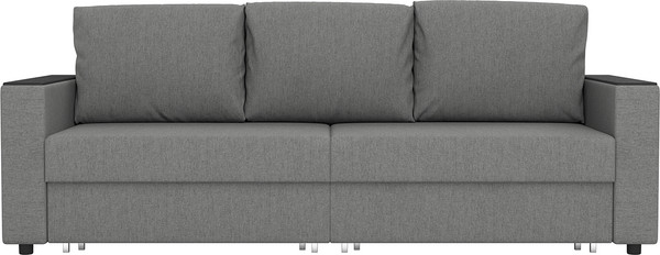 Изображение товара Диван Олмеко Гермес 3-х местный (рогожка серая)