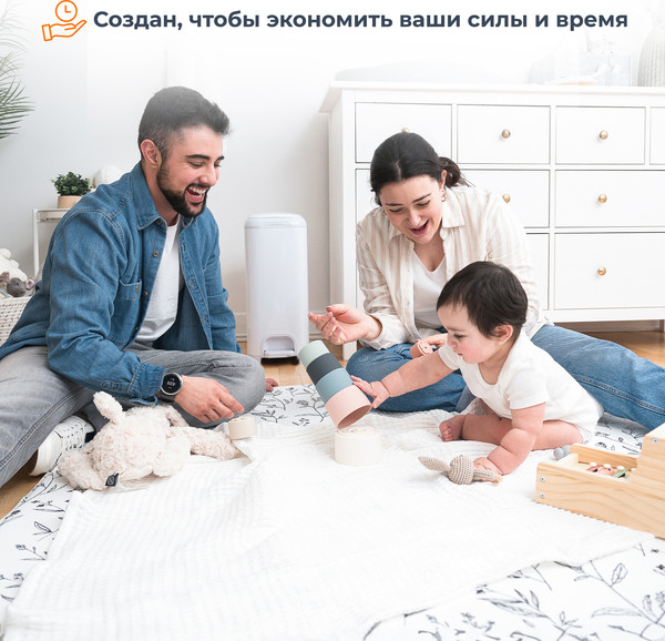 Изображение товара Накопитель подгузников Angelcare Diaper Genie Select / 2500 (белый)