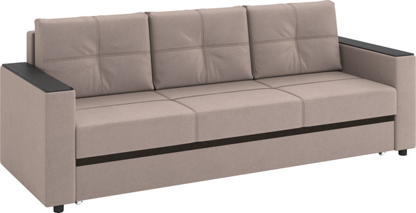 Изображение товара Диван Олмеко Смарт 3-х местный (велюр Parma 10 капучино)