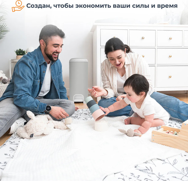 Изображение товара Накопитель подгузников Angelcare Diaper Genie Select / 2501 (серый)
