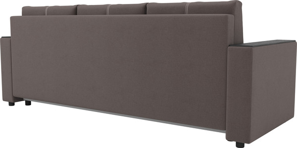 Изображение товара Диван Олмеко Смарт 3-х местный (велюр Parma 14 коричневый)