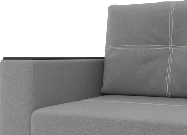 Изображение товара Диван Олмеко Смарт 3-х местный (велюр Parma 25 серый)