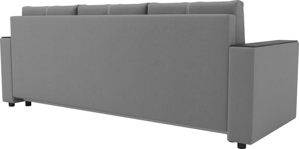 Изображение товара Диван Олмеко Смарт 3-х местный (велюр Parma 25 серый)