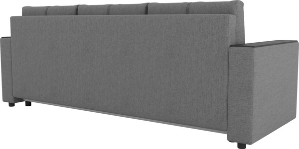 Изображение товара Диван Олмеко Смарт 3-х местный (рогожка серая)