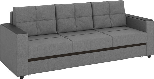 Изображение товара Диван Олмеко Смарт 3-х местный (рогожка серая)