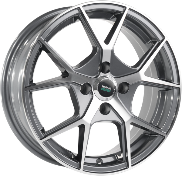 Изображение товара Литой диск Megami MGM-18 15x6" 4x100мм DIA 60.1мм ET 40мм GMF