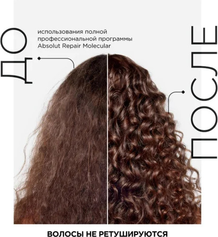 Изображение товара Набор косметики для волос L'Oreal Professionnel Absolut Repair Molecular Шампунь + Маска (300мл+250мл)