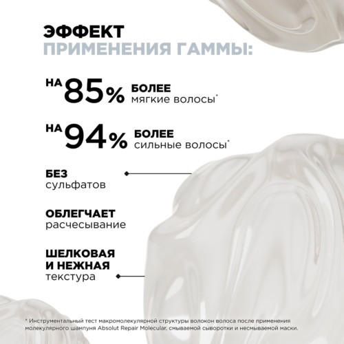 Изображение товара Набор косметики для волос L'Oreal Professionnel Absolut Repair Molecular Шампунь + Маска (300мл+250мл)