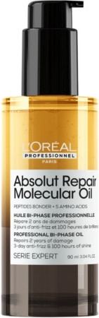 Изображение товара Масло для волос L'Oreal Professionnel Absolut Repair Molecular двухфазное (90мл)