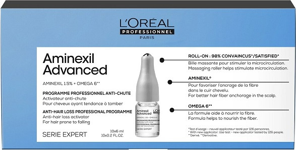 Изображение товара Ампулы для волос L'Oreal Professionnel Aminexil от выпадения волос (10x6мл)