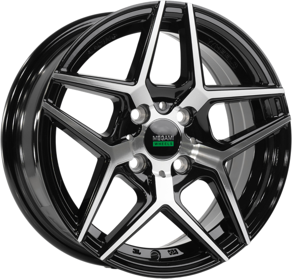 Изображение товара Литой диск Megami MGM-31 14x6" 4x100мм DIA 73.1мм ET 35мм BKF