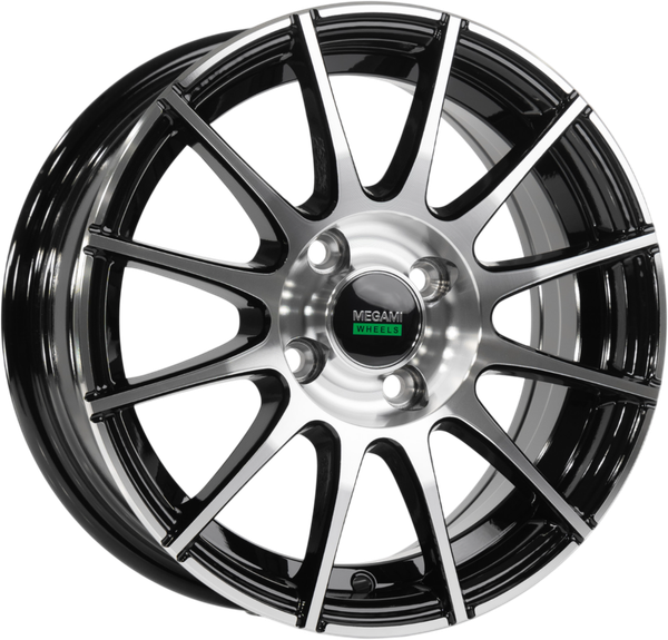 Изображение товара Литой диск Megami MGM-35 15x6" 4x100мм DIA 60.1мм ET 36мм BKF