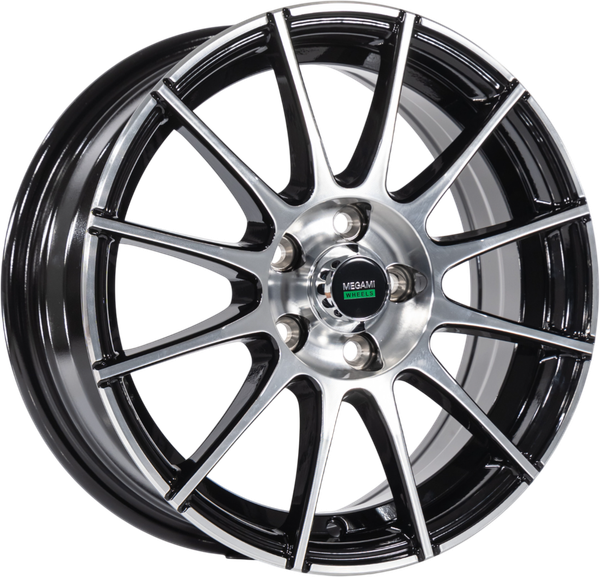 Изображение товара Литой диск Megami MGM-35 15x6" 4x100мм DIA 60.1мм ET 36мм BKF