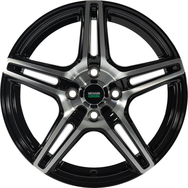 Изображение товара Литой диск Megami MGM-38 15x6.5" 4x98мм DIA 58.6мм ET 35мм BKF