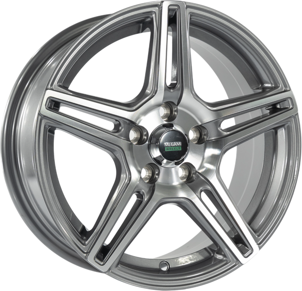 Изображение товара Литой диск Megami MGM-38 15x6.5" 4x100мм DIA 54.1мм ET 46мм GMF