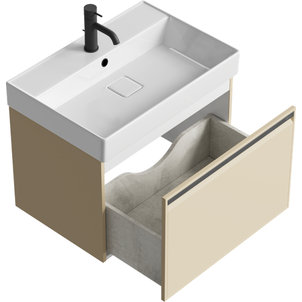 Изображение товара Тумба с умывальником Aqwella Pure PUR0165KS+4610119204013