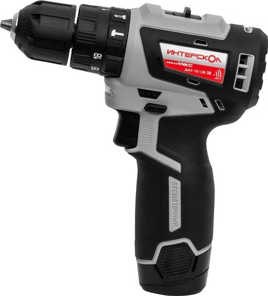 Изображение товара Аккумуляторная дрель-шуруповерт Интерскол ДАУ-10/12В (767.2.2.45)