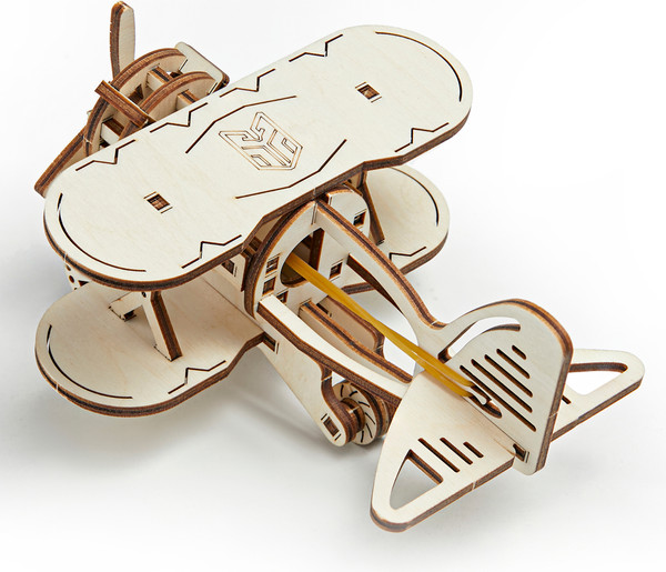 Изображение товара Самолет игрушечный Drovo Самолет Биплан / DR036