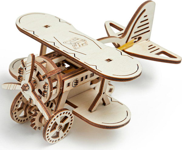 Изображение товара Самолет игрушечный Drovo Самолет Биплан / DR036