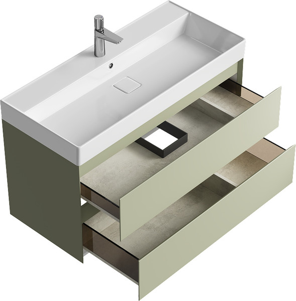 Изображение товара Тумба с умывальником Aqwella Geometria GE01102SH+4610119205164
