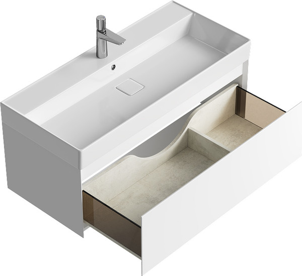 Изображение товара Тумба с умывальником Aqwella Geometria GE01101WM+4610119205164
