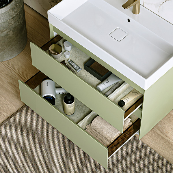 Изображение товара Тумба с умывальником Aqwella Geometria GE01082SH+4610119205126