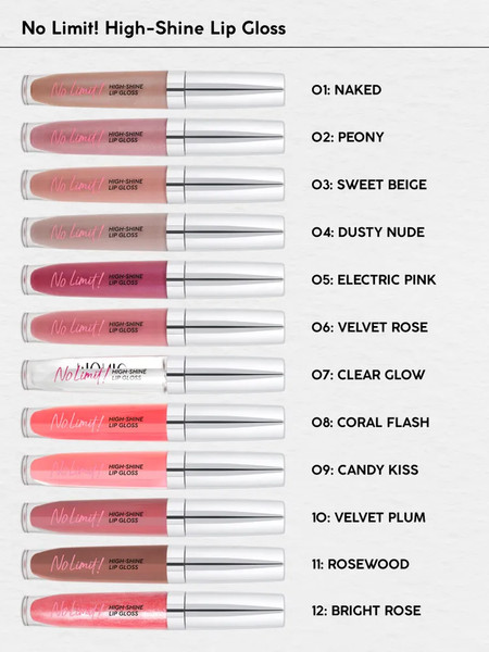 Изображение товара Блеск для губ Monic Beauty No Limit! High-Shine Lipgloss тон 07 Clear Glow