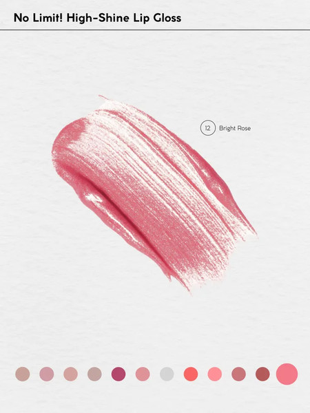 Изображение товара Блеск для губ Monic Beauty No Limit! High-Shine Lipgloss тон 12 Bright Rose