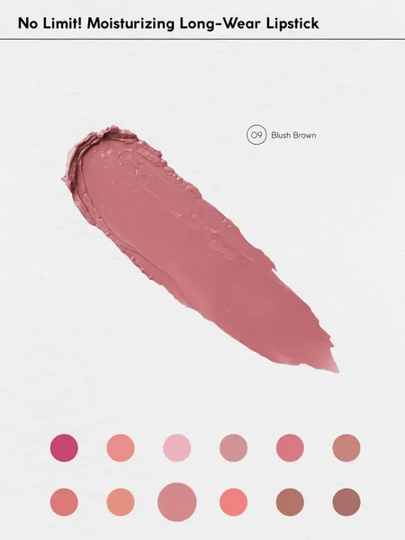 Изображение товара Помада для губ Monic Beauty No Limit! тон 09 Blush Brown